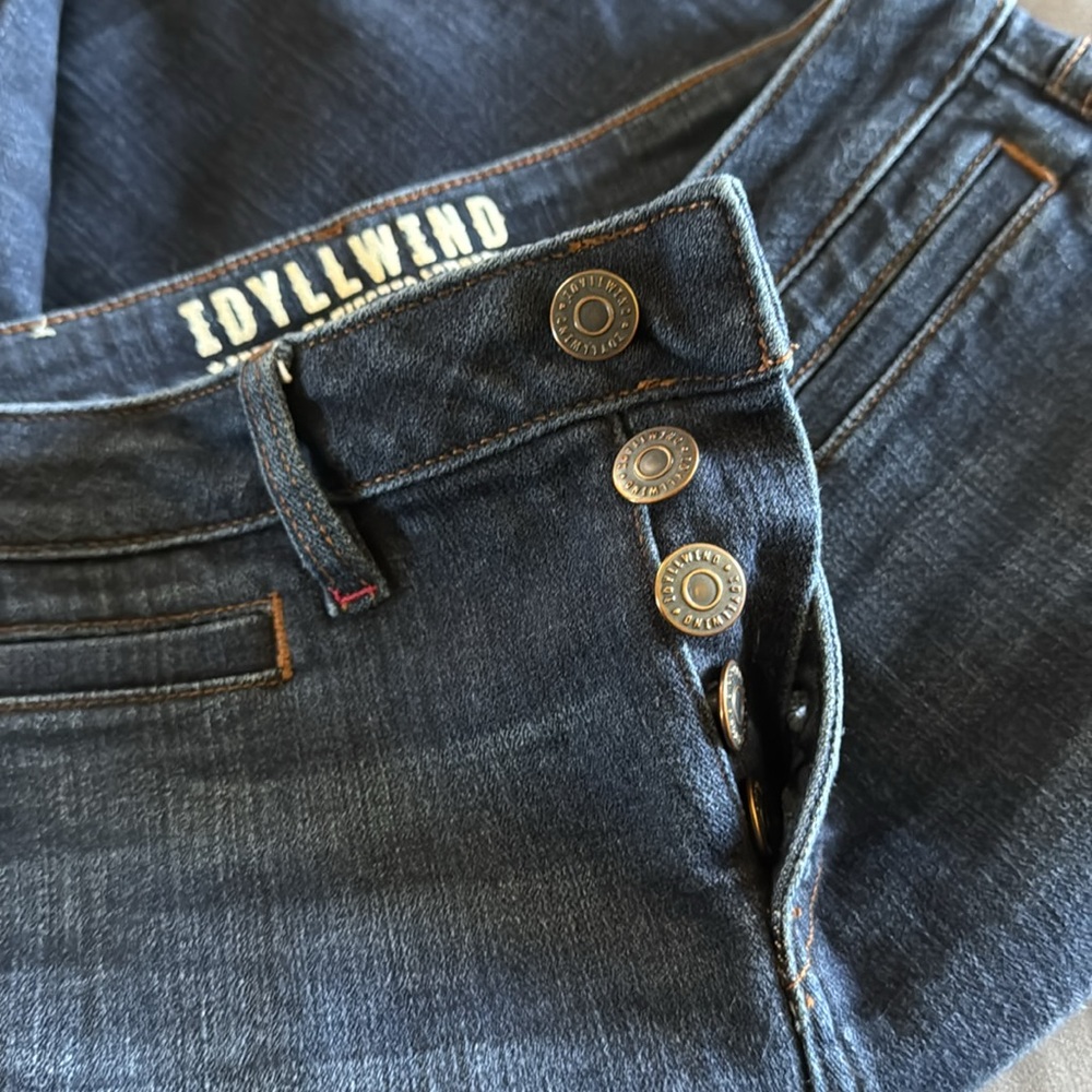 Idyllwind Blue Boyfriend Jeans with classic wide leg - Picture 5 of 5